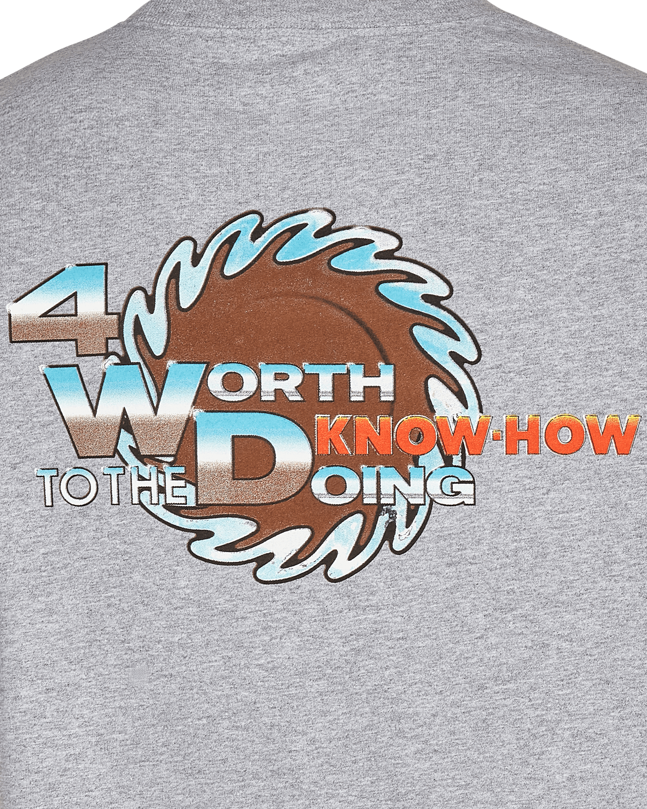 4 Worth Doing The Know-How Heather Gray T-Shirts Shortsleeve 4WDKNOWTEE HEATHER GRAY