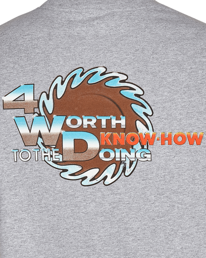 4 Worth Doing The Know-How Heather Gray T-Shirts Shortsleeve 4WDKNOWTEE HEATHER GRAY