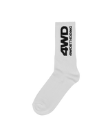 4 Worth Doing Logo White Underwear Socks 4WDLOGOSOCKS WHITE