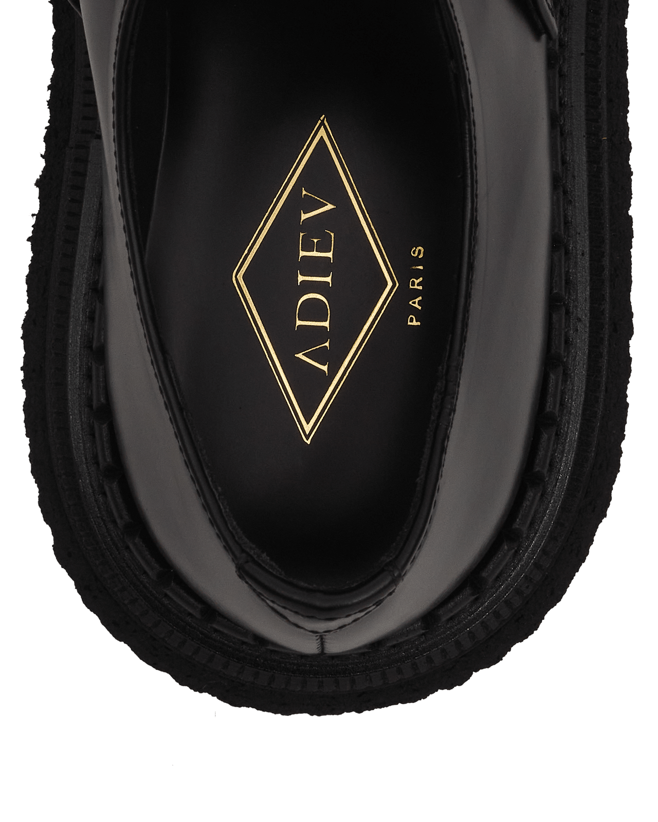 Adieu Paris Type 136 Black Classic Shoes Laced Up ADTYPE136 001