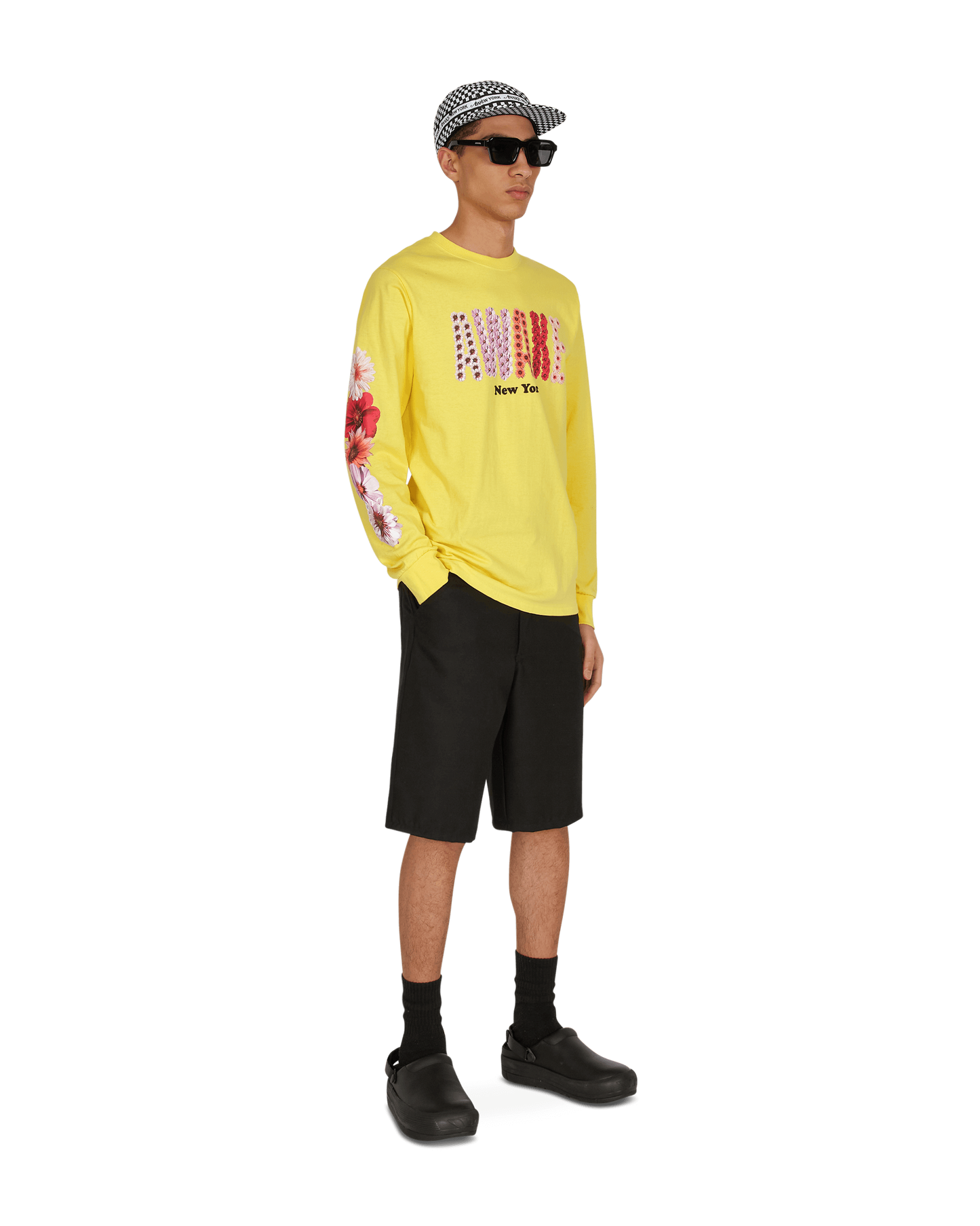 Awake NY Bloom Yellow T-Shirts Longsleeve AWK-SS21-TS002 YELLOW