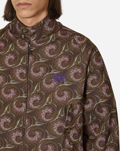 Baracuta Jacquard Af G9 Needles Dark Brown Coats and Jackets Jackets BRCPS0961 700