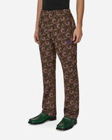 Baracuta Jacquard Pants Needles Dark Brown Pants Sweatpants BRPAN0028 700