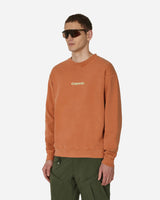 Capsule Rust Capsule Logo Crewneck Rust Pigment Sweatshirts Crewneck CAPRUSTLOGOCREW ORANGE