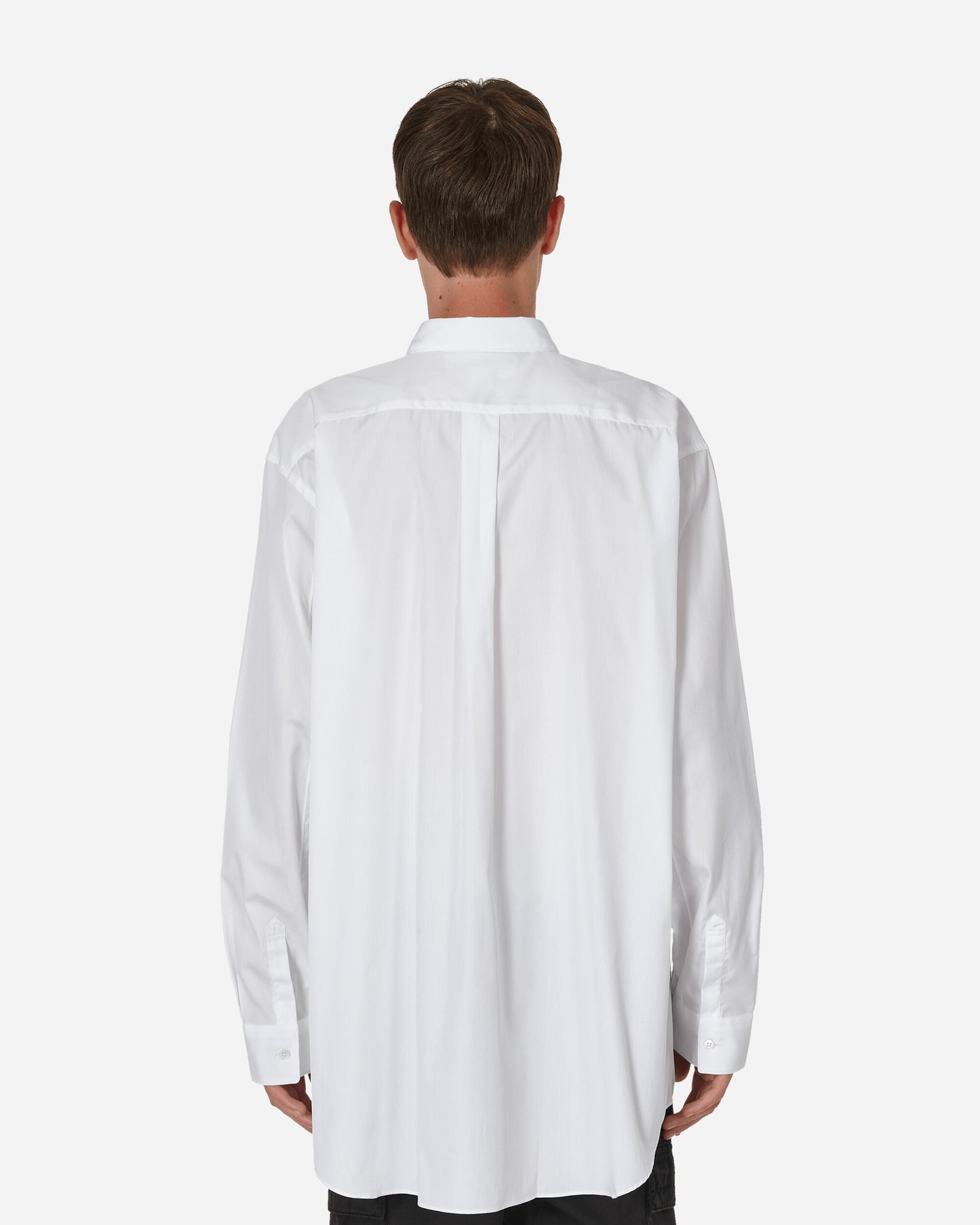 Comme Des Garçons Shirt Mens Shirt Woven X Lacoste White Shirts Longsleeve Shirt FL-B003-W23  1