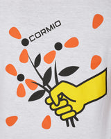 Cormio T-Shirt Mazzolino Fiori White T-Shirts Shortsleeve CORMAZZOLINOTEE WHITE