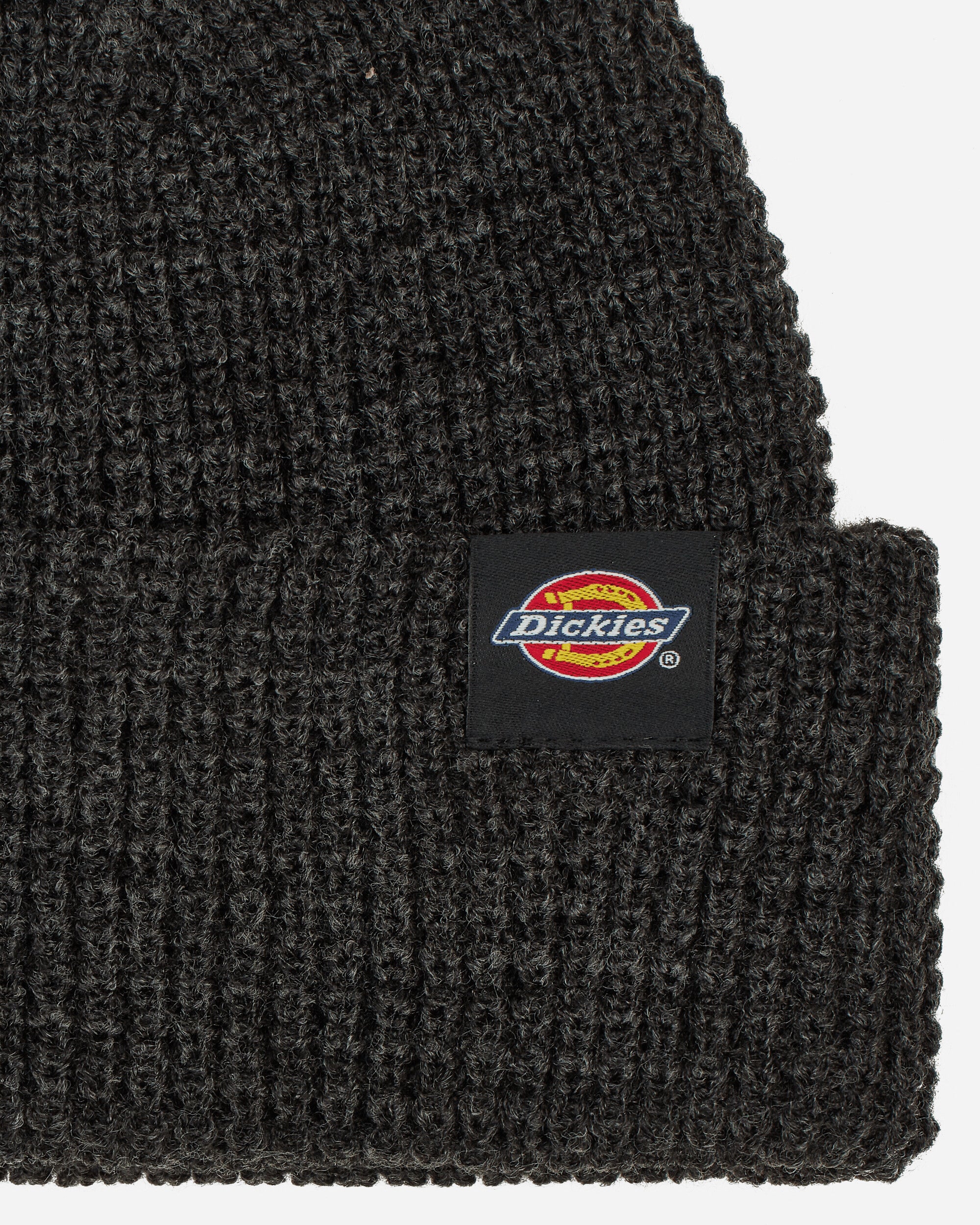 Dickies Woodworth Waffle Black Hats Beanies DK0A4XFD BLK1