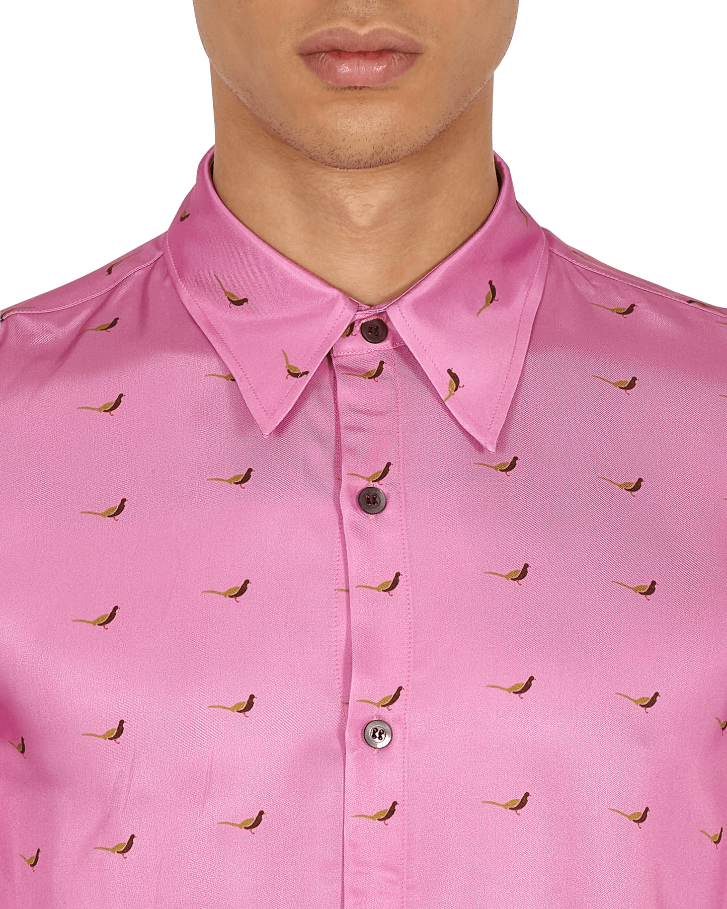 Dries Van Noten Chaine 3070 Pink T-Shirts Longsleeve 212-020734-3070 305