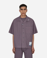 Instrumental Short Sleeve Oxford Shirt Purple Shirts Shortsleeve I06SH012 PURPLE