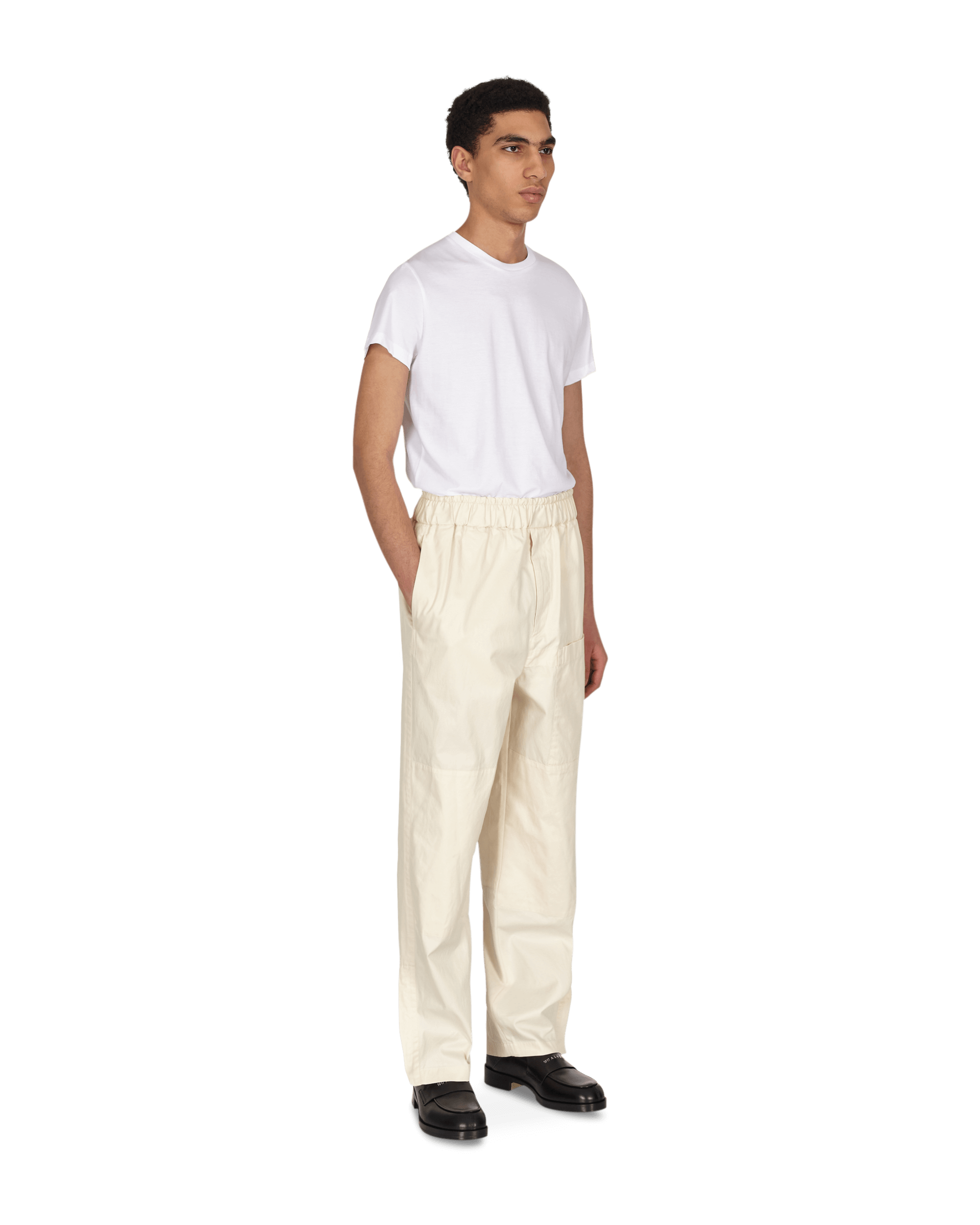 Jil Sander C 02 W Patches Cream White Pants Trousers JSMS312018-MS243800 280