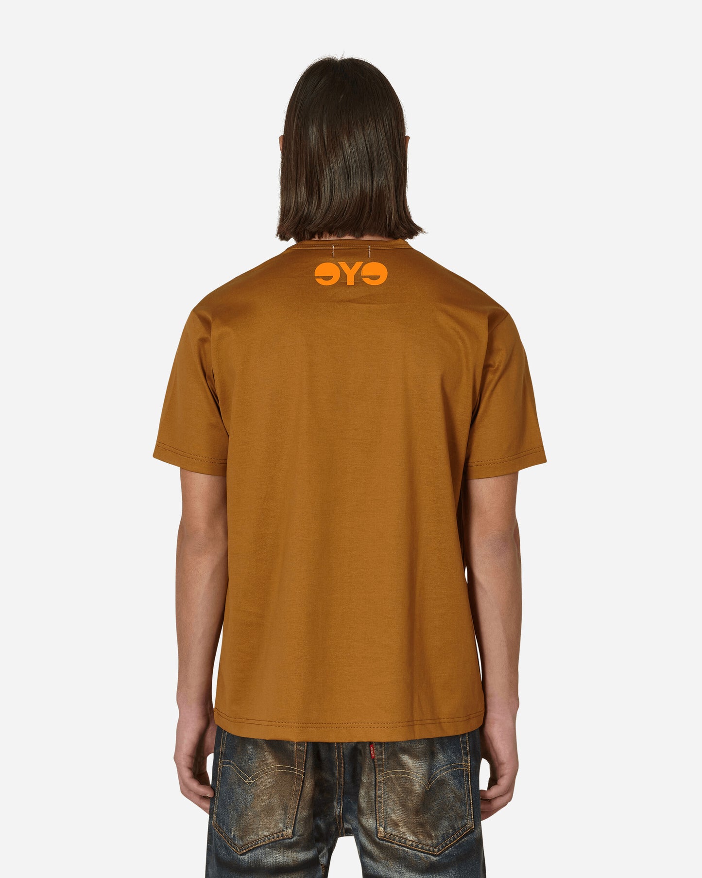 Junya Watanabe Man Men'S T-Shirt X Carhartt Brown T-Shirts Shortsleeve WK-T905-S23 1