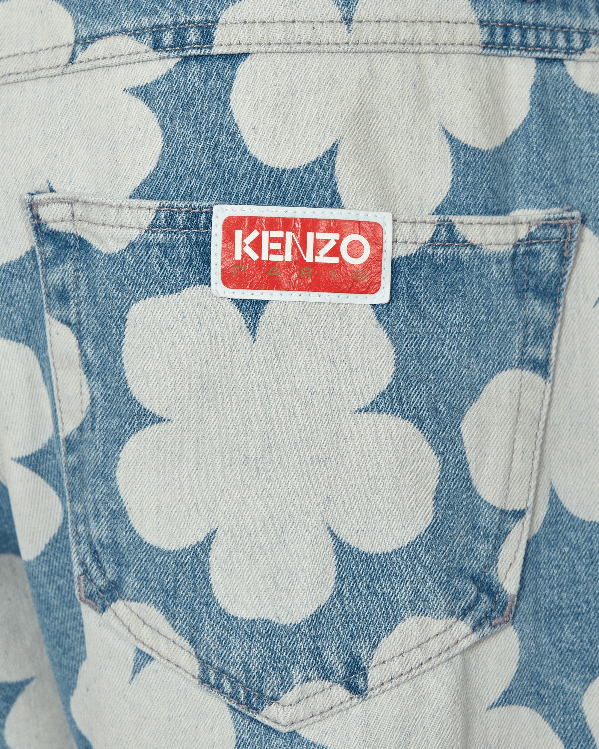 Kenzo Paris Pantalon Denim Sky Blue Pants Denim FC65DP4029GP 64