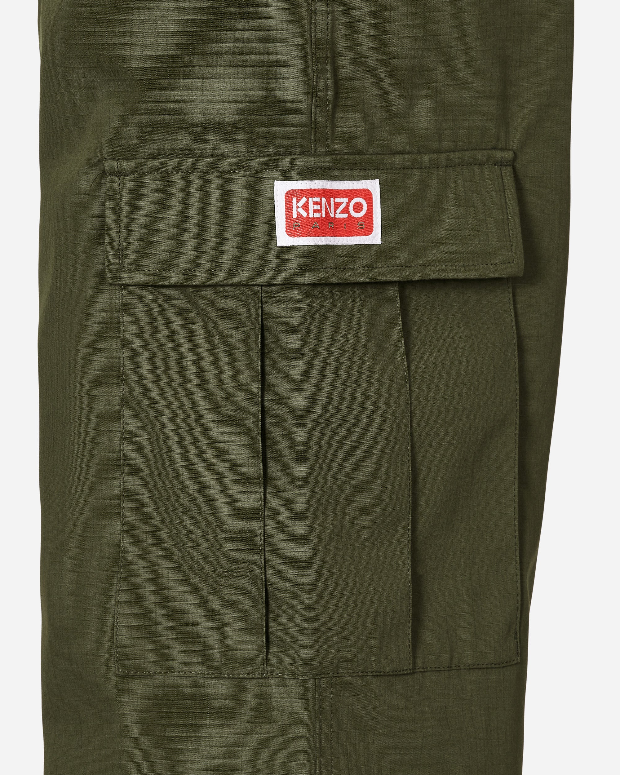 Kenzo Paris Pantalon Formel Dark Khaki Pants Trousers FC65PA2429DD 51