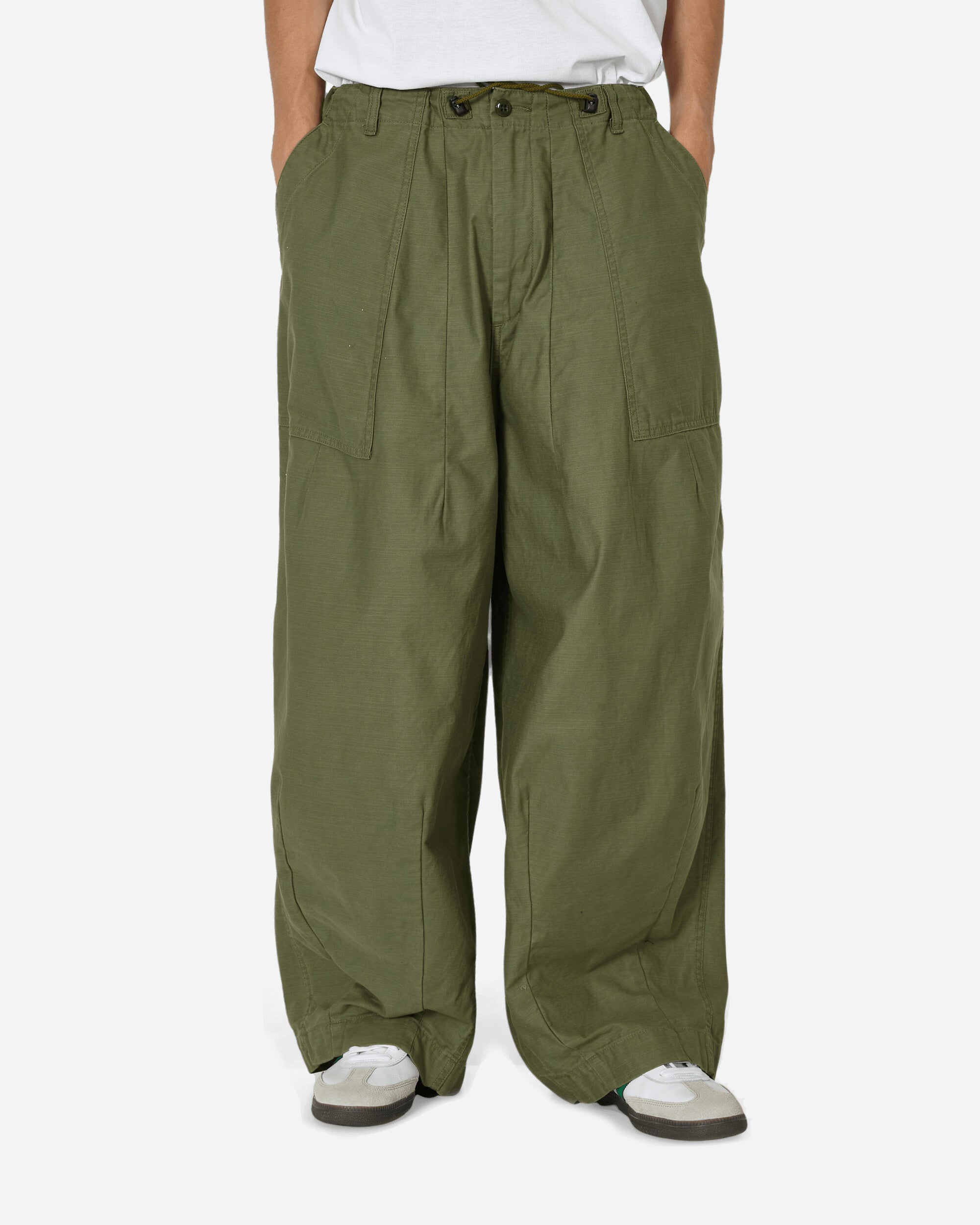 Needles H.D. Pant - Fatigue Olive Pants Cargo NS234 A