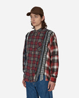 Needles Flannel Shirt - 7 Cuts Zipped Wide Shirt Assorted Shirts Longsleeve Shirt MR343 1006