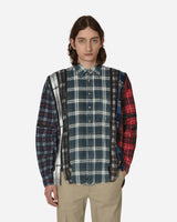 Needles Flannel Shirt - 7 Cuts Zipped Wide Shirt Assorted Shirts Longsleeve Shirt MR343 1018