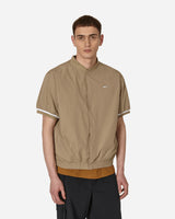 Nike M Nk Au Bb Ss Warm Up Top Khaki/White T-Shirts Shortsleeve DX3342-247