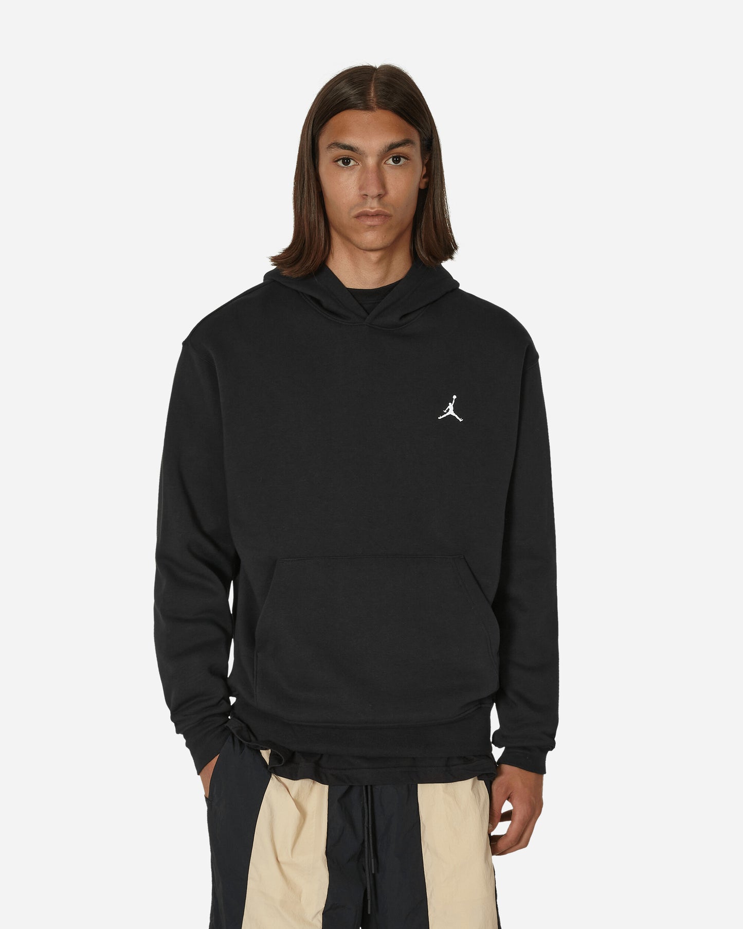 Nike Jordan M J Ess Flc Po Black/White Sweatshirts Hoodies FJ7774-010