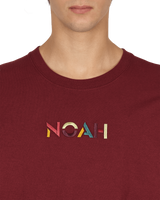 Noah Sign Tee Athletic Maroon T-Shirts Shortsleeve T010FW21 AMN