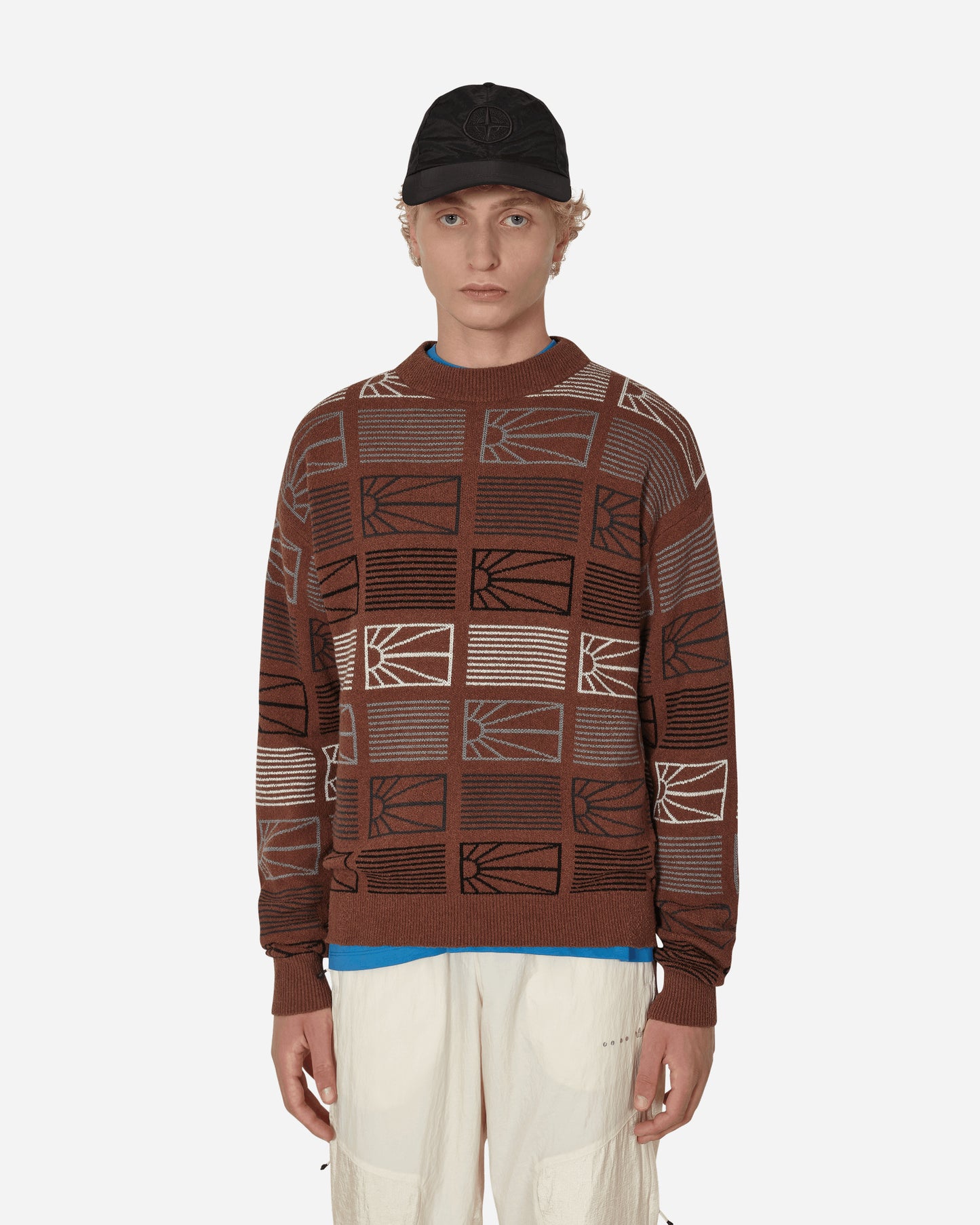 Paccbet Logo Sweater Knit Brown Knitwears Sweaters PACC11N003 1