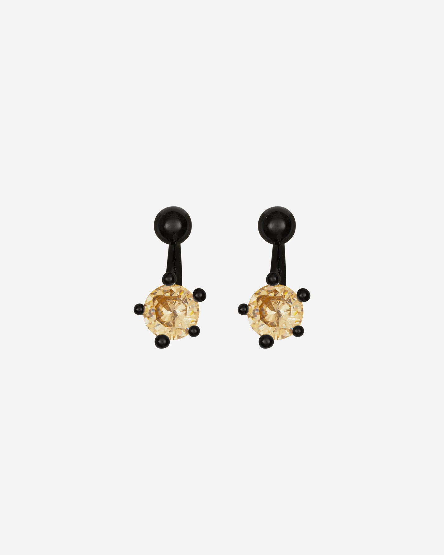 Panconesi Wmns Lido Piercings Black Jewellery Earrings F23-EA008-P 1