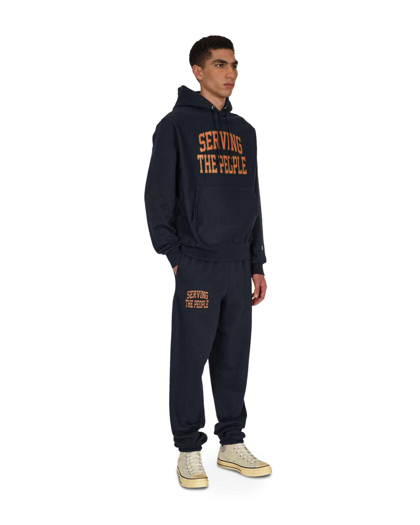 Serving The People Collegiate Navy Sweatshirts Hoodies STPS21COLLEGHOOD 004