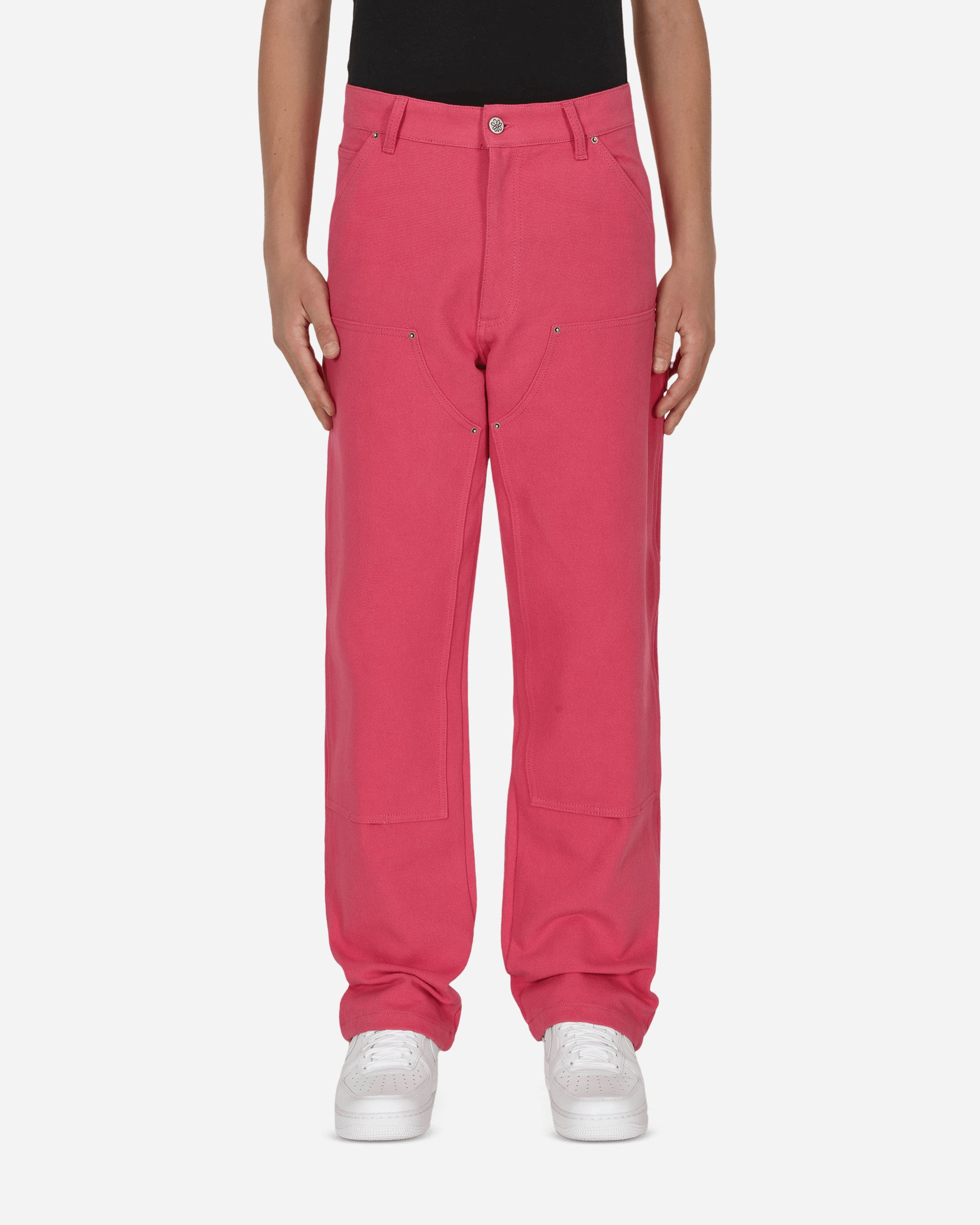 Sky High Farm Workwear Canvas Pants Woven Pink Pants Trousers SHF02P007 2