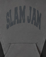 Slam Jam Panel Hoodie Gray Black Sweatshirts Hoodies SBM0016FA08 GRYBL01