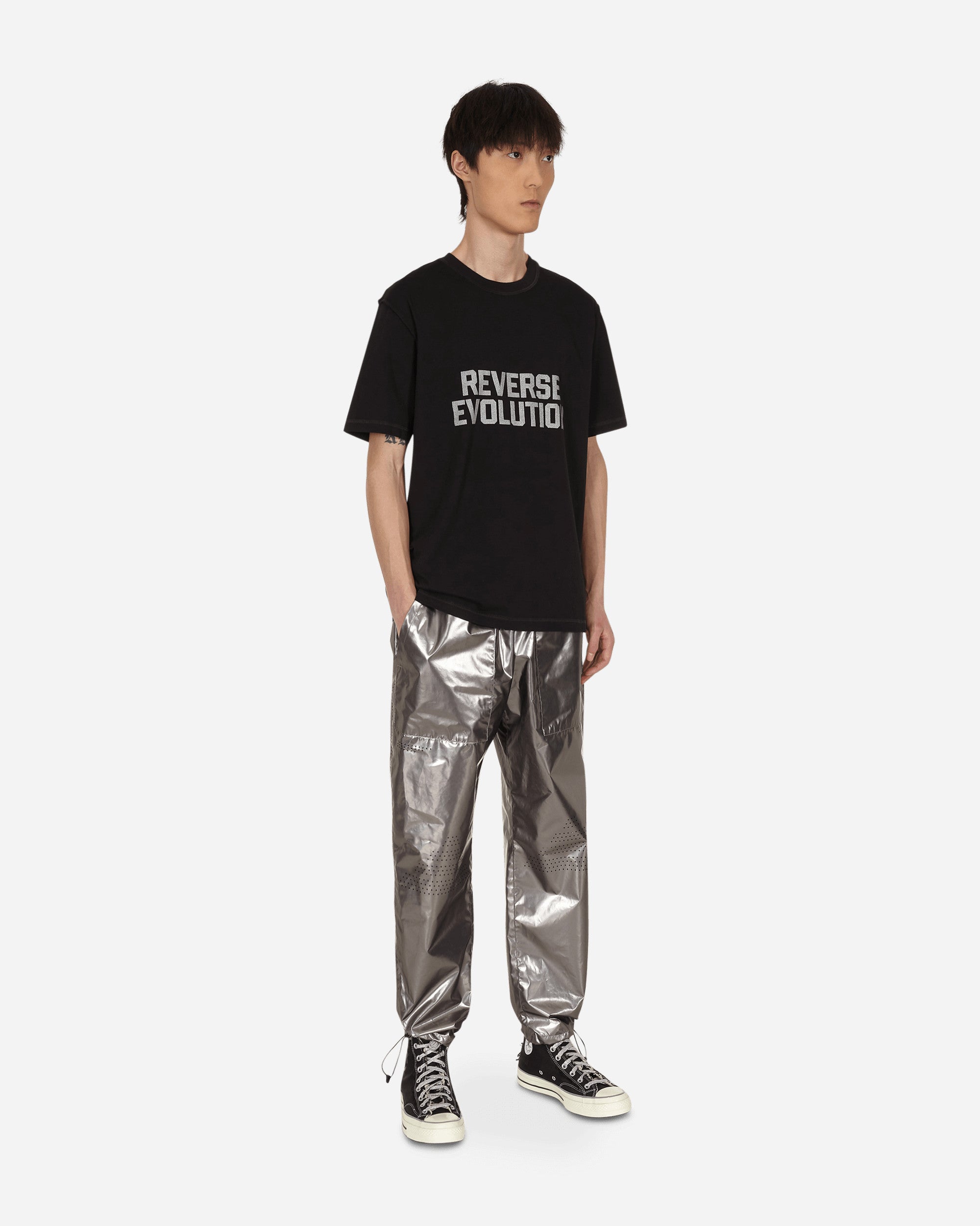 Slam Jam Devo Reverse Evolution Pant Silver Pants Trousers BBM0008WO02 GRY0002