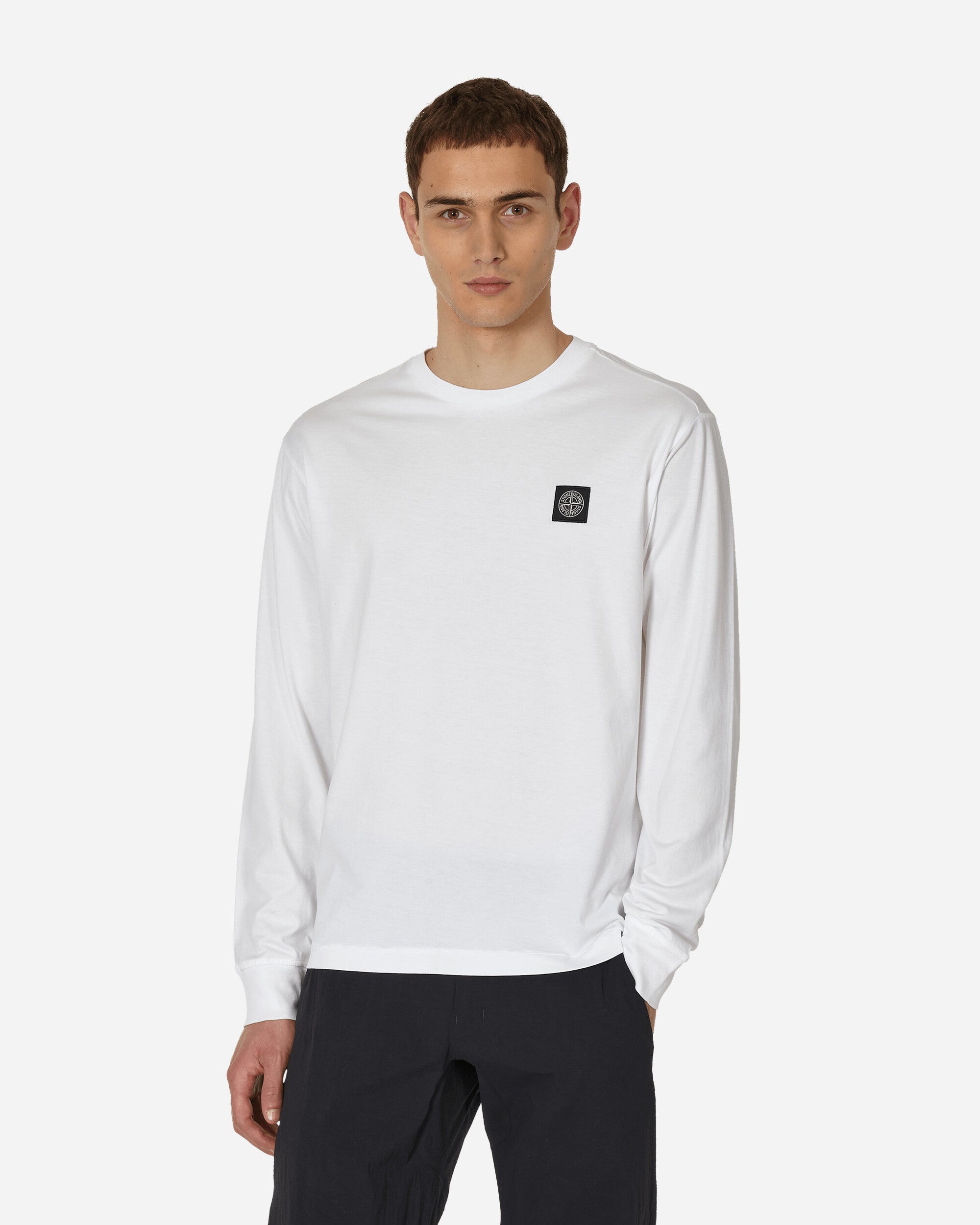 Stone Island T Shirt White T-Shirts Longsleeve 791522713 A0001