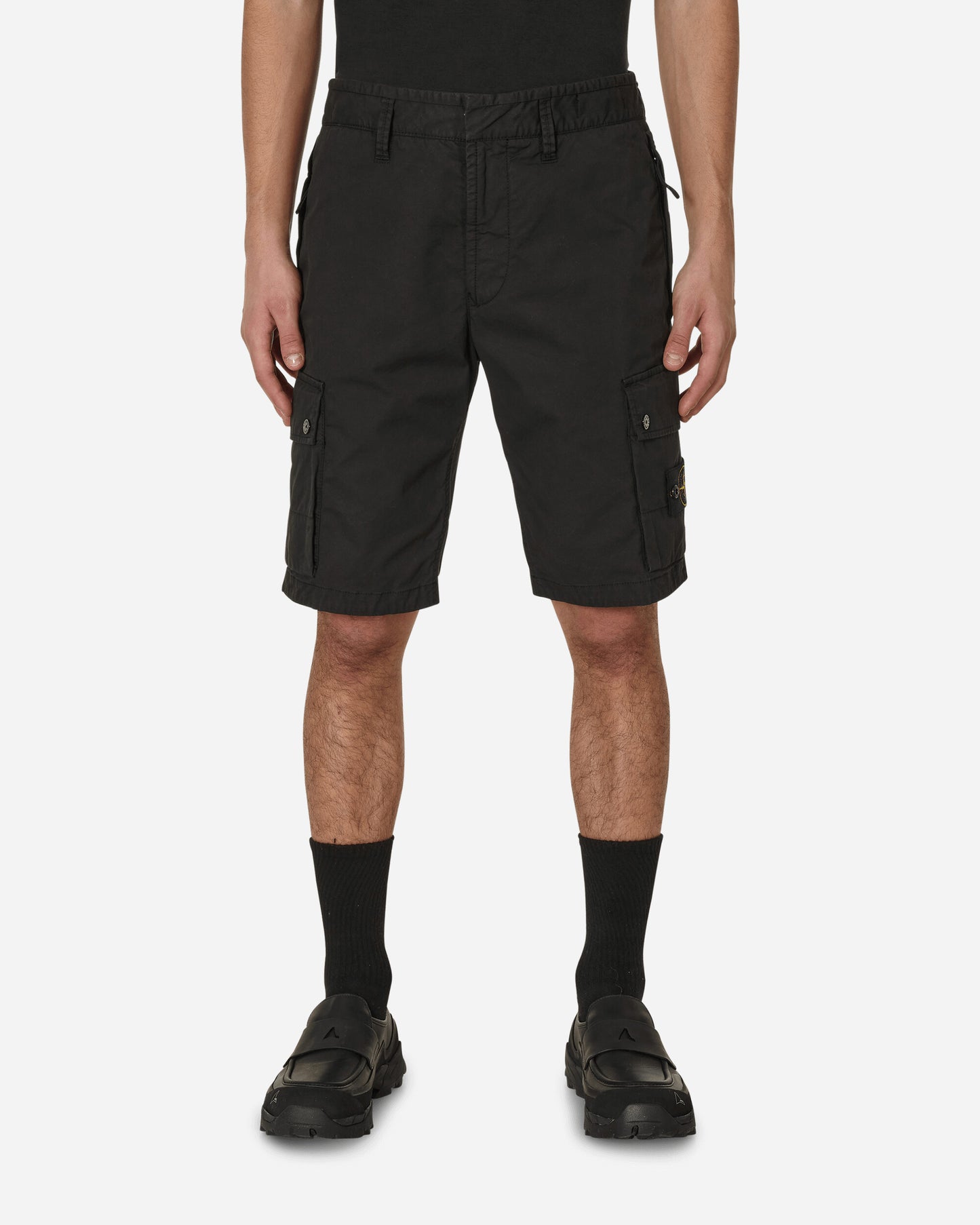 Stone Island Bermuda Slim Nero Shorts Short MO1015L1110 A0029