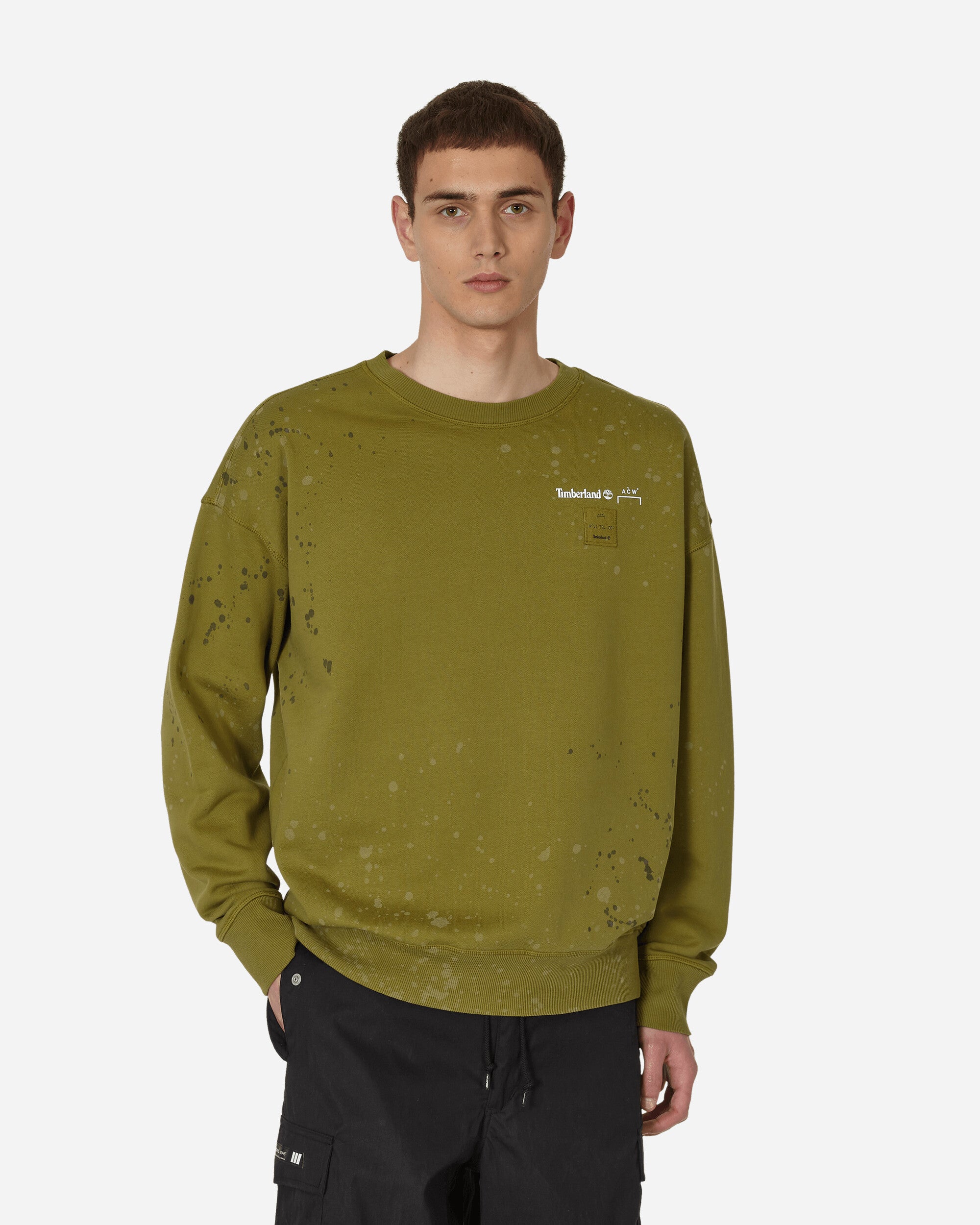 Timberland Acw Cn Bb Sweatshirt Avocado Sweatshirts Crewneck TB0A6PGWDY41 TBDY4