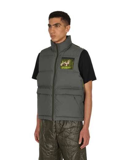 Undercover Vest Gray Khaki Coats and Jackets Vests UC2A4001 GRAY