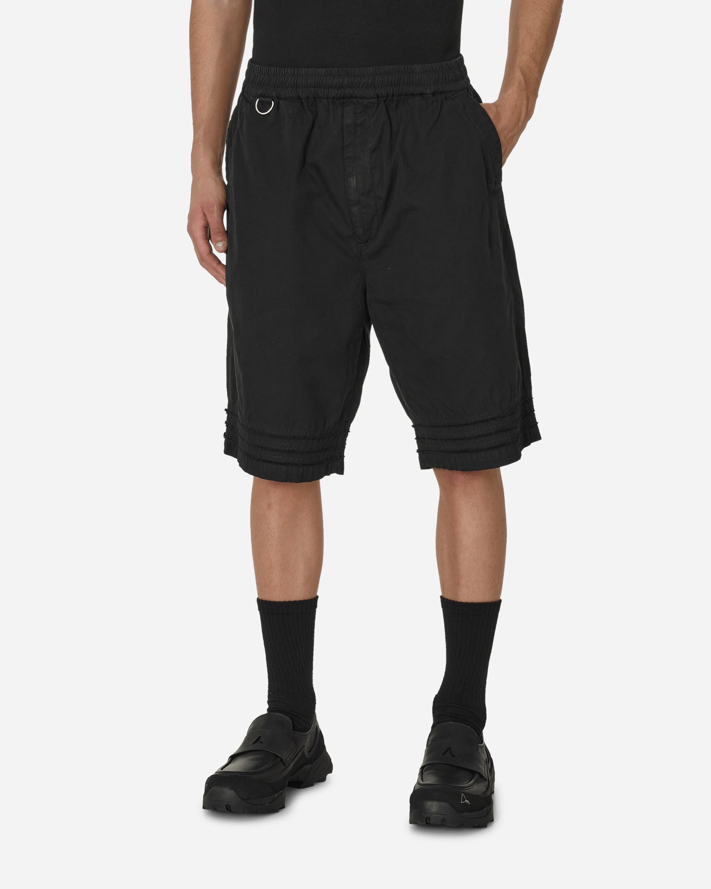 Undercoverism Ribbed Short Black Shorts Short UI1C4508 001