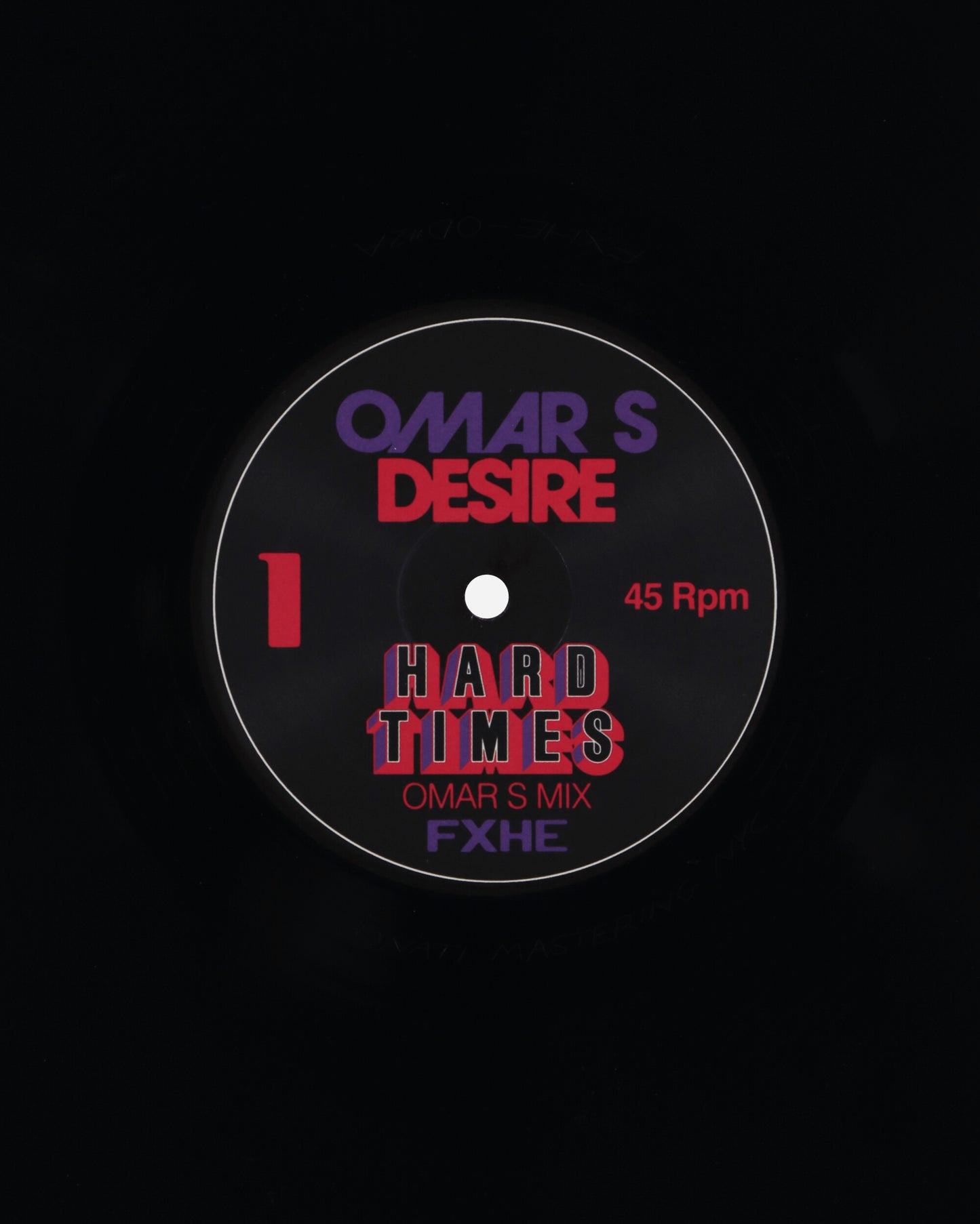 Vinyls Curated by Public Possession Omar-S & Desire - Hard Times Us12" Music Vinyls FXHEOD2 001