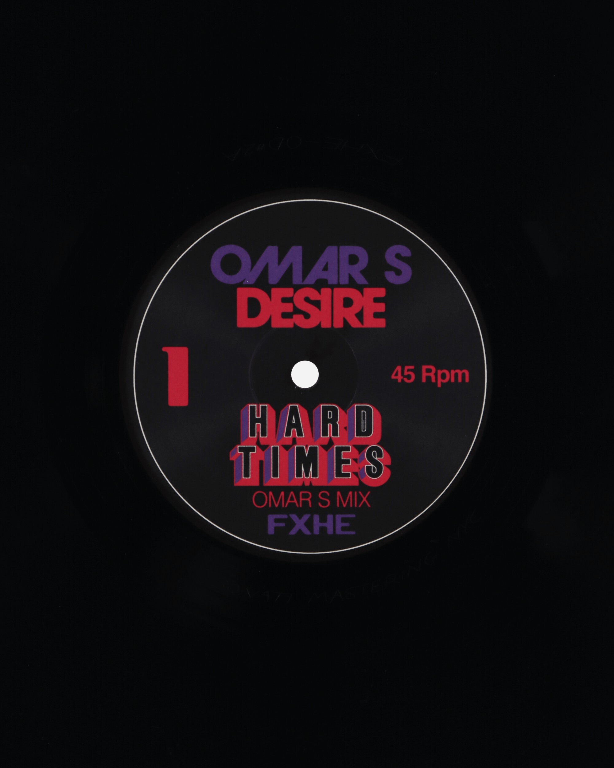 Vinyls Curated by Public Possession Omar-S & Desire - Hard Times Us12" Music Vinyls FXHEOD2 001