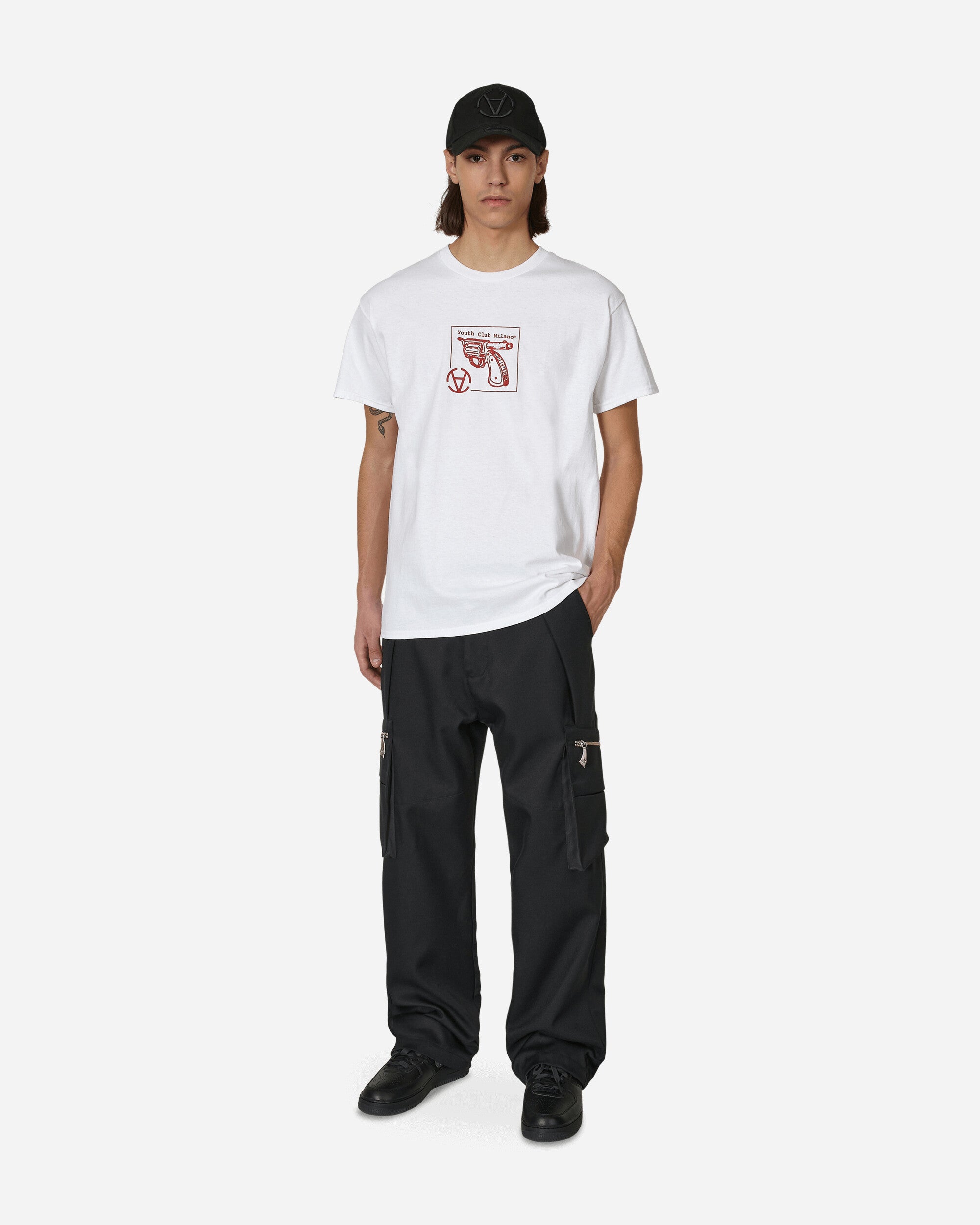 Youth Club Youth Club Milano X Slam Jam Kill T-Shirt White T-Shirts Shortsleeve YCSJTEE 1