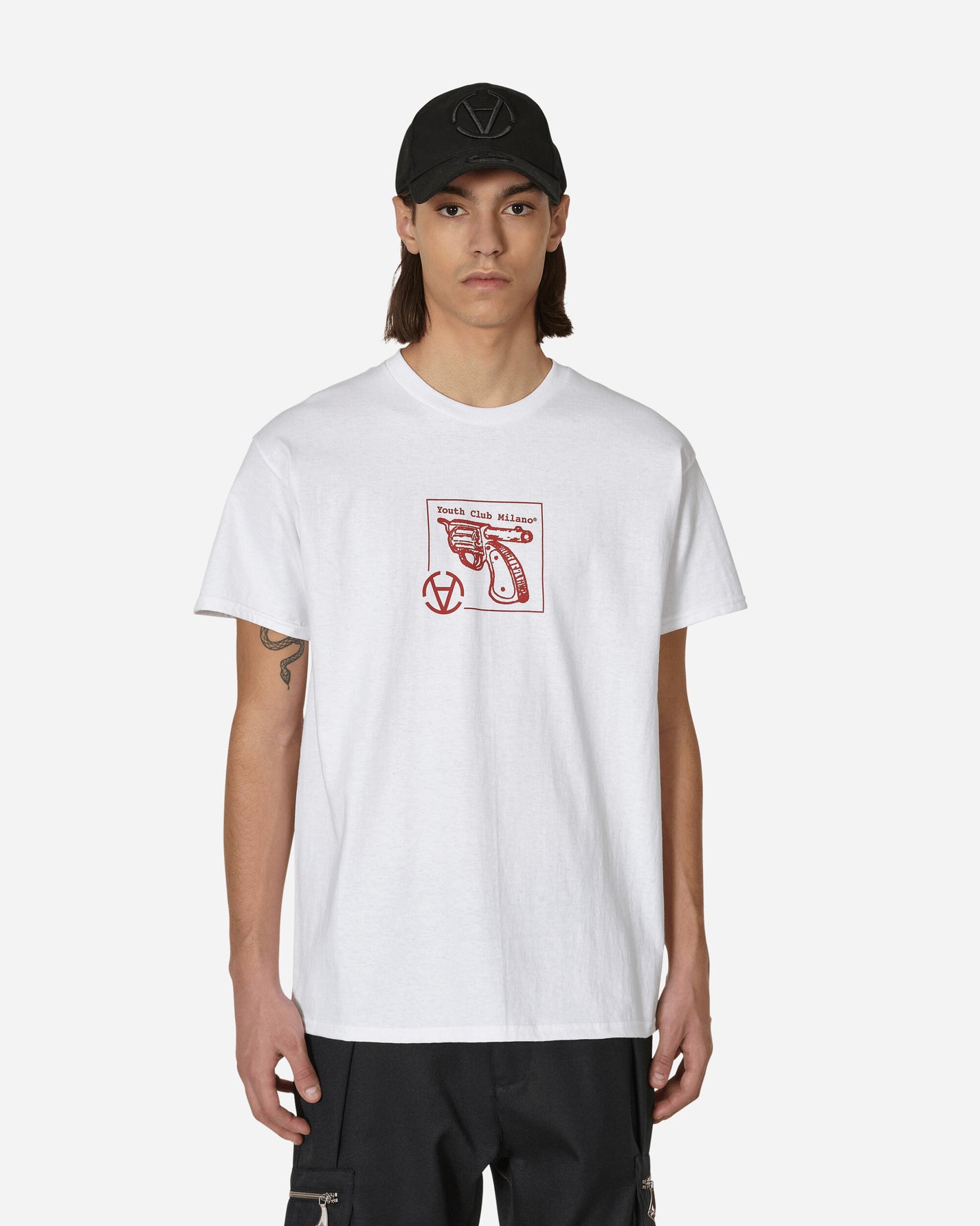 Youth Club Youth Club Milano X Slam Jam Kill T-Shirt White T-Shirts Shortsleeve YCSJTEE 1