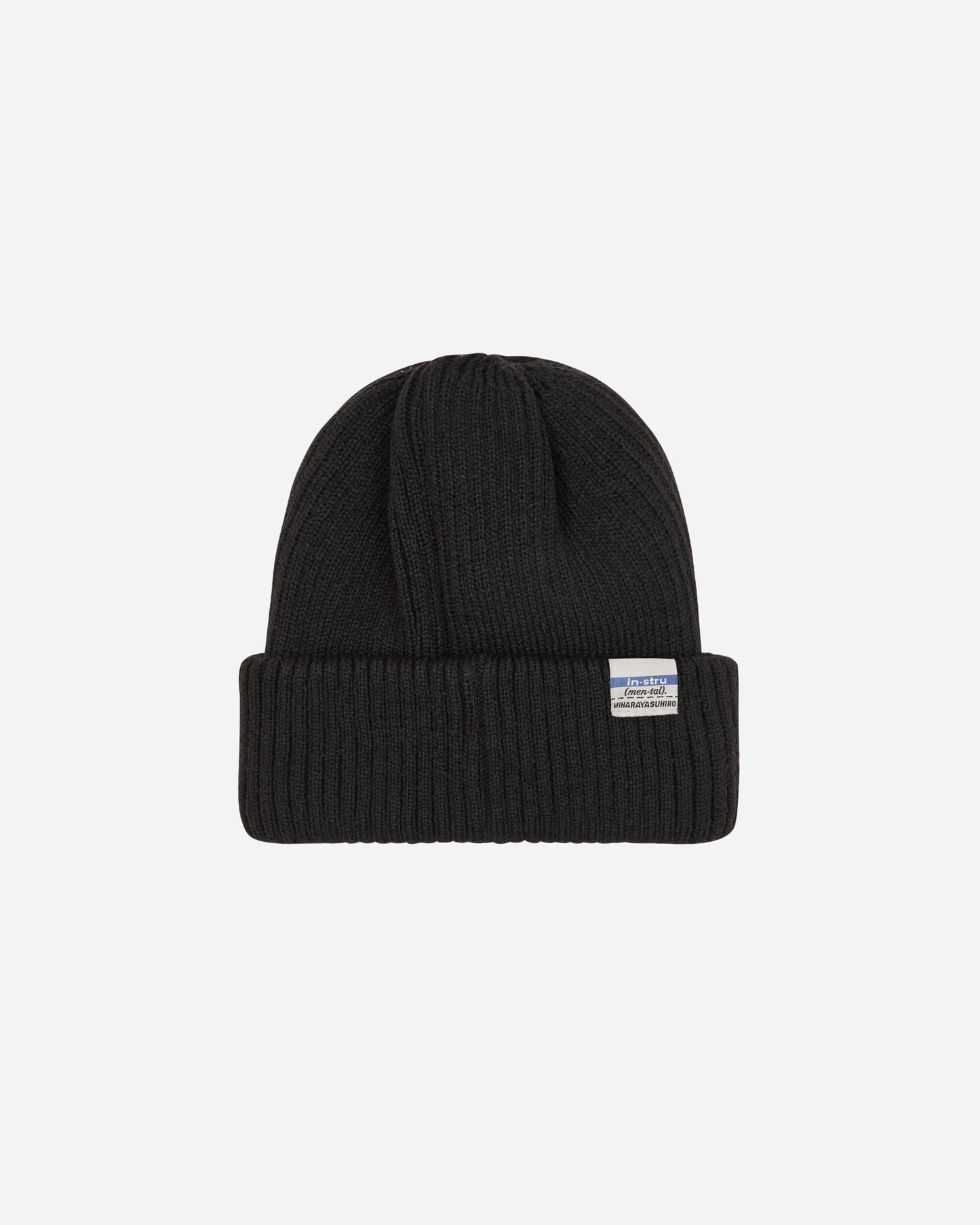 in・stru(men-tal) Knit Beanie Black Hats Beanies I08AC402 2